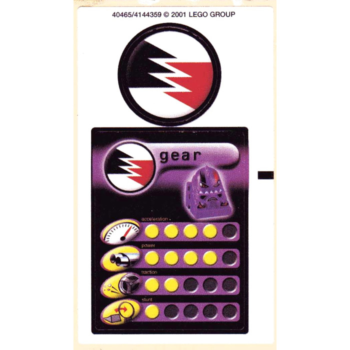 LEGO Sticker Sheet for Set 4566 (40465)