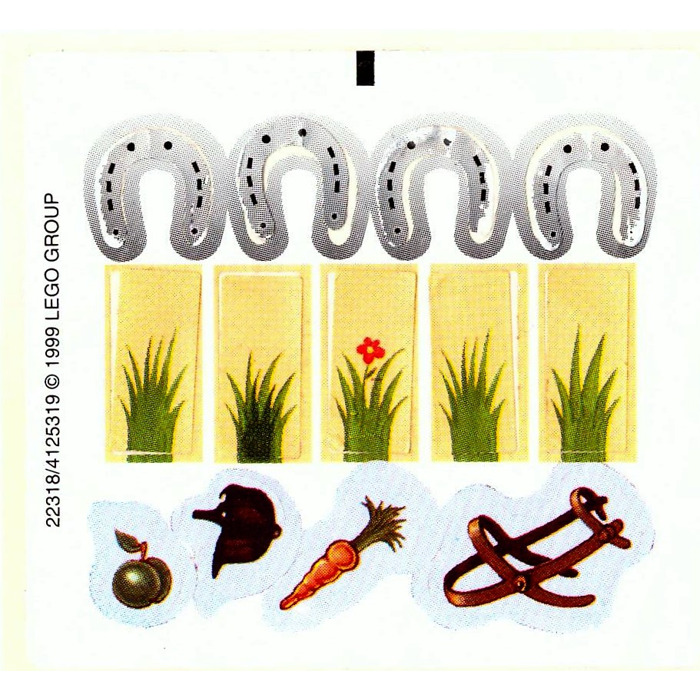LEGO Sticker Sheet for Set 3144 (22318)