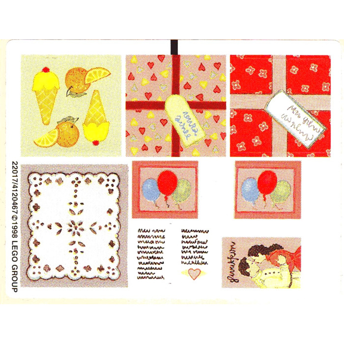 LEGO Sticker Sheet for Set 3108 (22017)