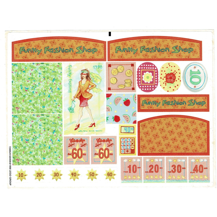 LEGO Sticker Sheet for Set 3118 (72995)