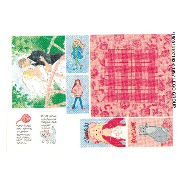 LEGO Sticker Sheet for Set 3201 (71500)