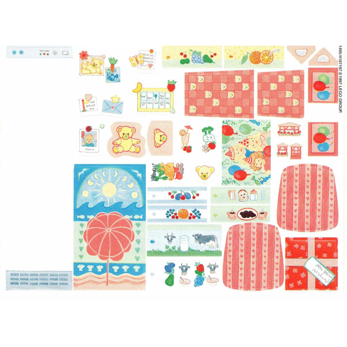 LEGO Sticker Sheet for Set 3243 (71495)