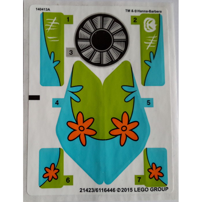 LEGO Sticker Sheet for Set 75901 (21423)