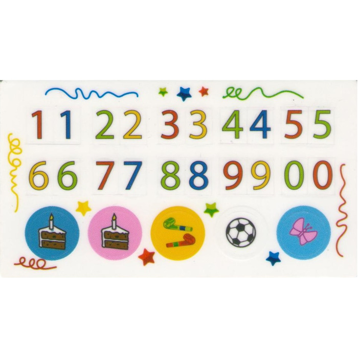 LEGO Transparent Sticker Sheet for Set 850791