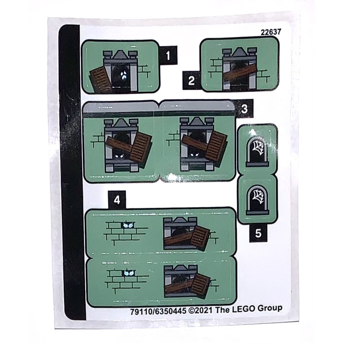 LEGO Sticker Sheet for Set 40493 (79110)