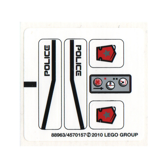 LEGO Sticker Sheet for Set 5981 (88963)