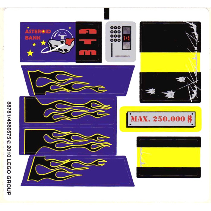 LEGO Sticker Sheet for Set 5982 (88781)