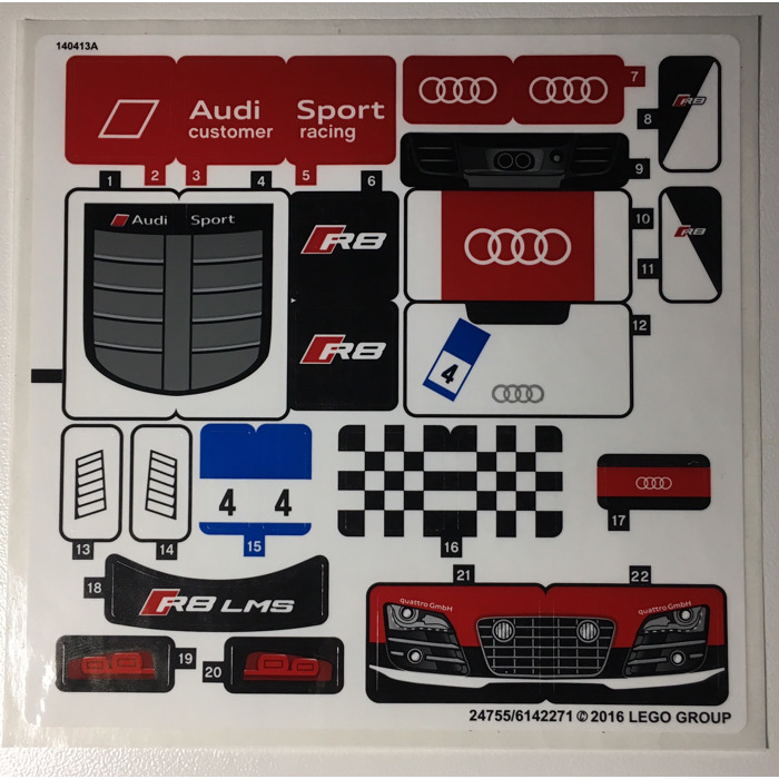 LEGO Sticker Sheet for Set 75873 (24755 / 24757)