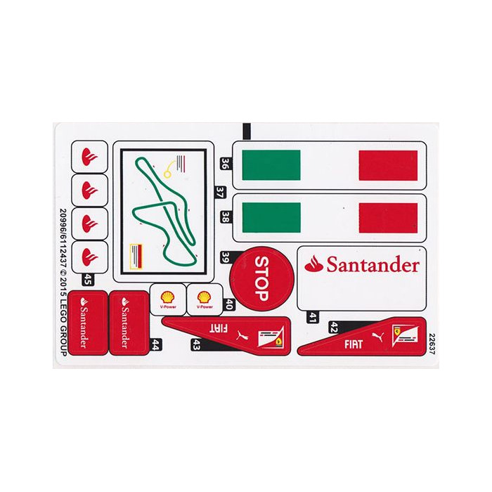 LEGO Sticker Sheet 2 for Set 75913 (20996)