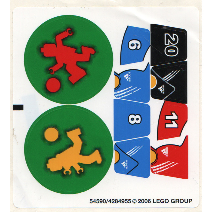 LEGO Sticker Sheet for Set 3570 (54590)