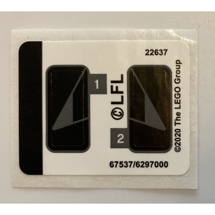 LEGO Sticker Sheet for Set 75274 (67537)