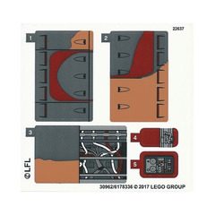 LEGO Sticker Sheet for Set 75173 (30962)