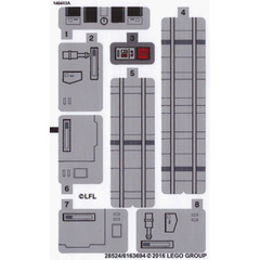 LEGO Sticker Sheet for Set 75154 (28524 / 28526)