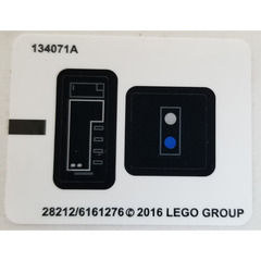 LEGO Sticker Sheet for Set 75120 (28207 / 28212)