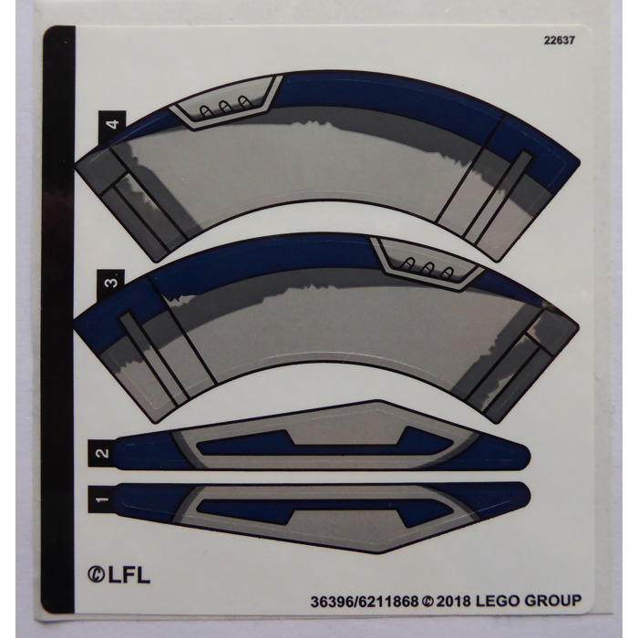 LEGO Sticker Sheet for Set 75199 (36396)