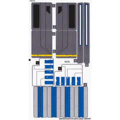 LEGO Sticker Sheet for Set 75155 (28616 / 28617)