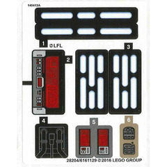 LEGO Sticker Sheet for Set 75156 (28204 / 28206)