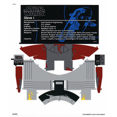 LEGO White Sticker Sheet for Set 75060 (18741 / 18743)