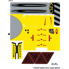 LEGO Sticker Sheet for Set 75092 (21521 / 21522)