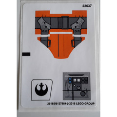 LEGO Sticker Sheet for Set 75115 (25166)