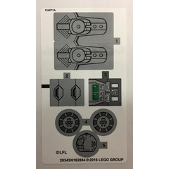 LEGO Sticker Sheet for Set 75153 (28341)