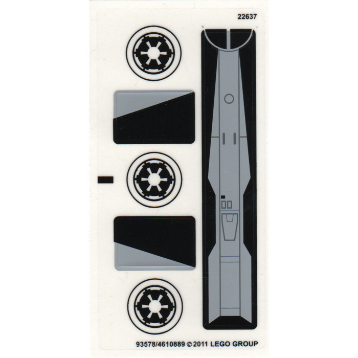 LEGO Sticker Sheet for Set 7915 (93578)