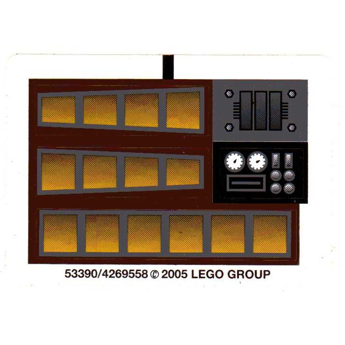 LEGO Sticker Sheet for Set 10144 (53390)