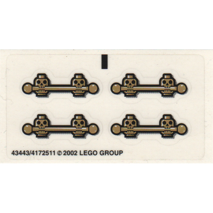 LEGO Sticker Sheet for Set 1381 (43443)