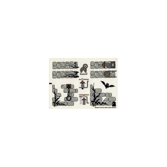 LEGO Sticker Sheet for Set 1382 (43440)