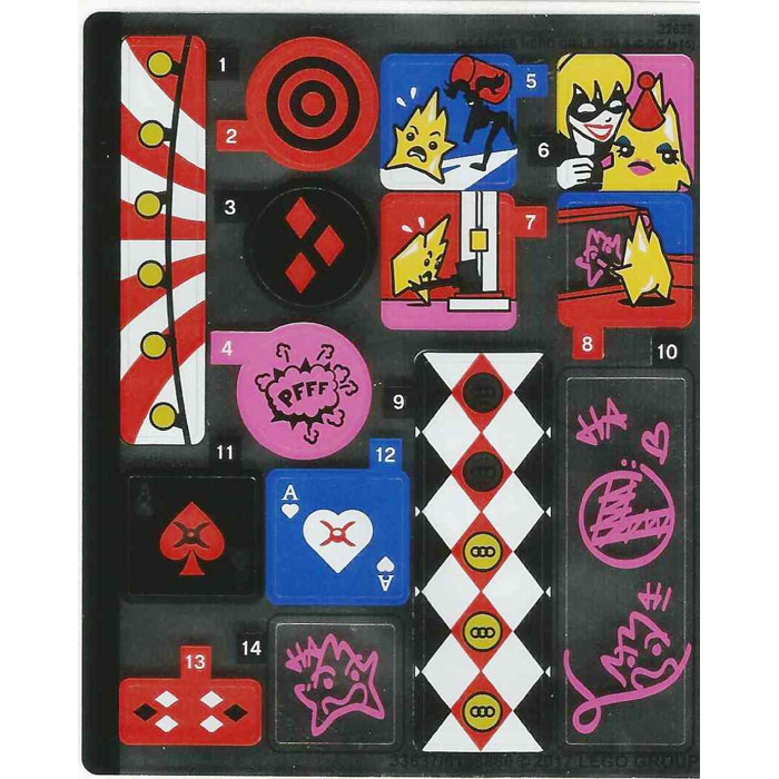 LEGO Sticker Sheet for Set 41236 (33637)