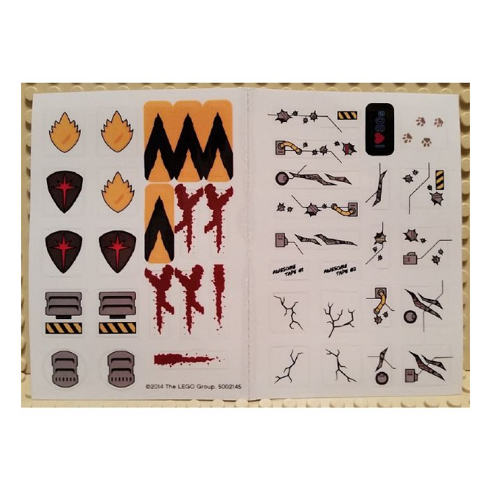 LEGO Sticker Sheet for Set 5002145 (5002145)