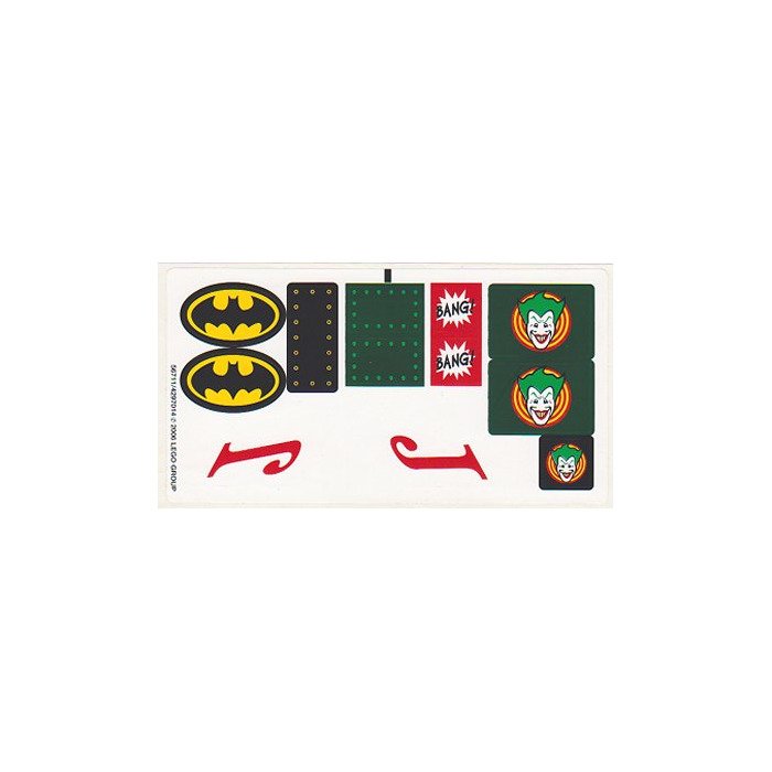 LEGO Sticker Sheet for Set 7782 (56711)