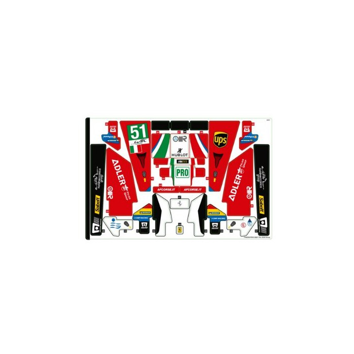 LEGO Sticker Sheet 2 for Set 42125 (77422)
