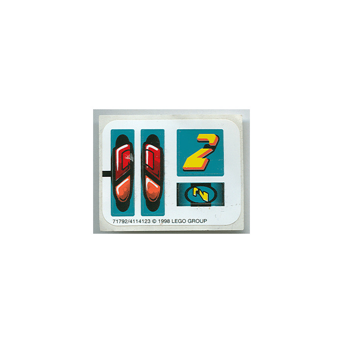 LEGO Sticker Sheet for Set 8202 (71792)