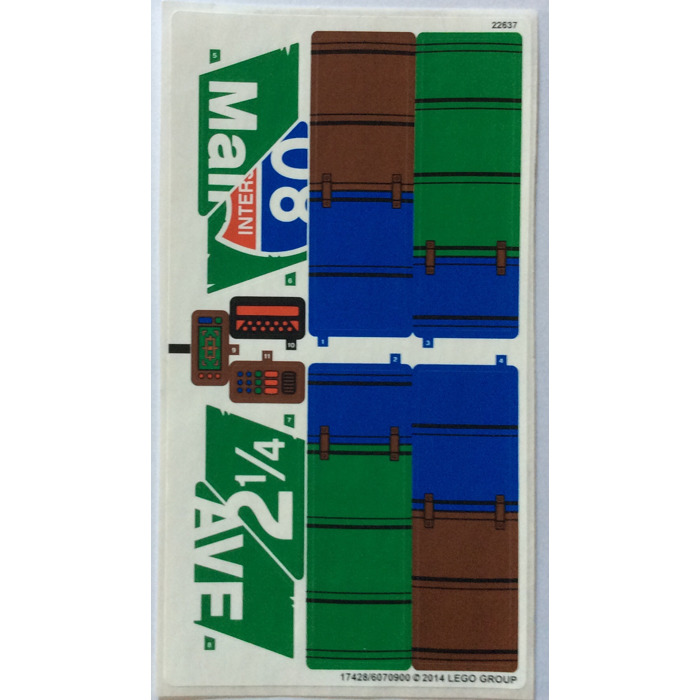 LEGO Sticker Sheet for Set 79120 (17428)