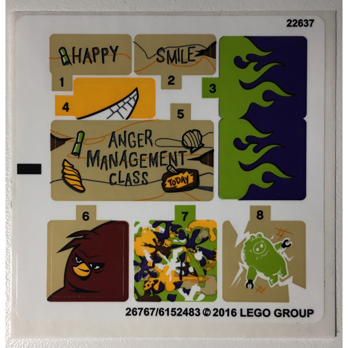 LEGO Sticker Sheet for Set 75823 (26767 / 26768)