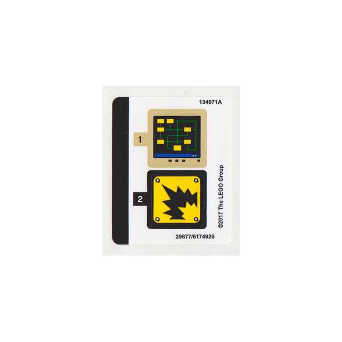 LEGO Sticker Sheet for Set 70900 (29677)