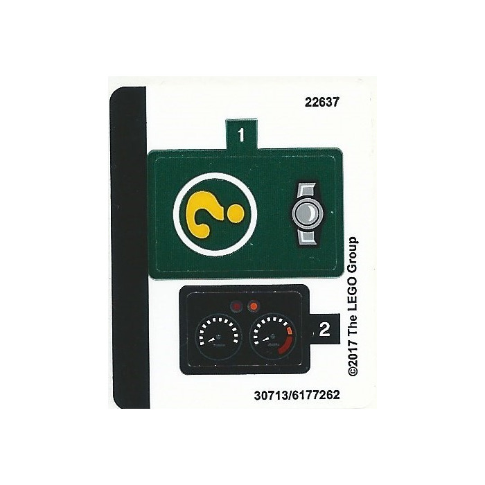 LEGO Sticker Sheet for Set 70903 (30713)