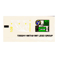 LEGO Sticker Sheet for Set 6452 (72552)
