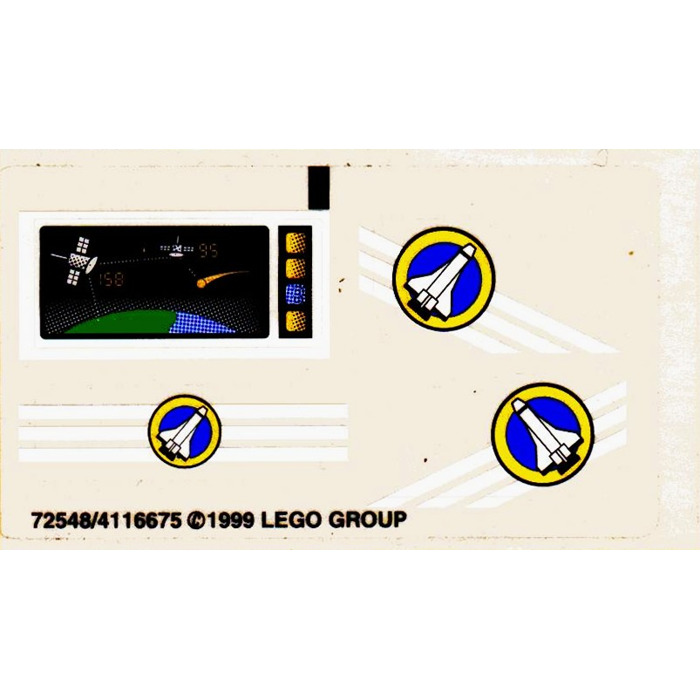 LEGO Sticker Sheet for Set 6453 (72548)