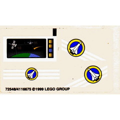 LEGO Sticker Sheet for Set 6453 (72548)