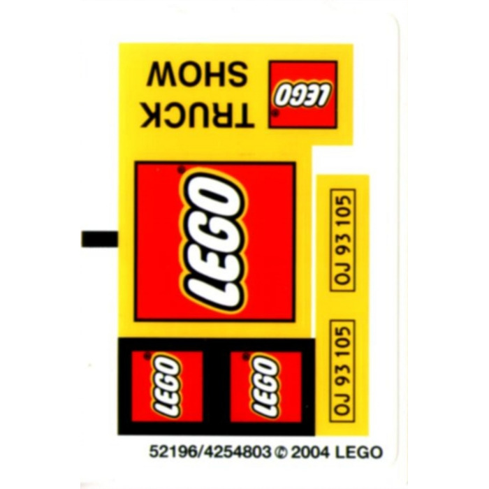 LEGO Sticker Sheet for Set 2148-1 (71593)
