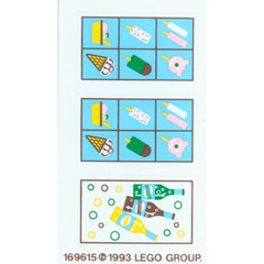LEGO Sticker Sheet for Set 6414