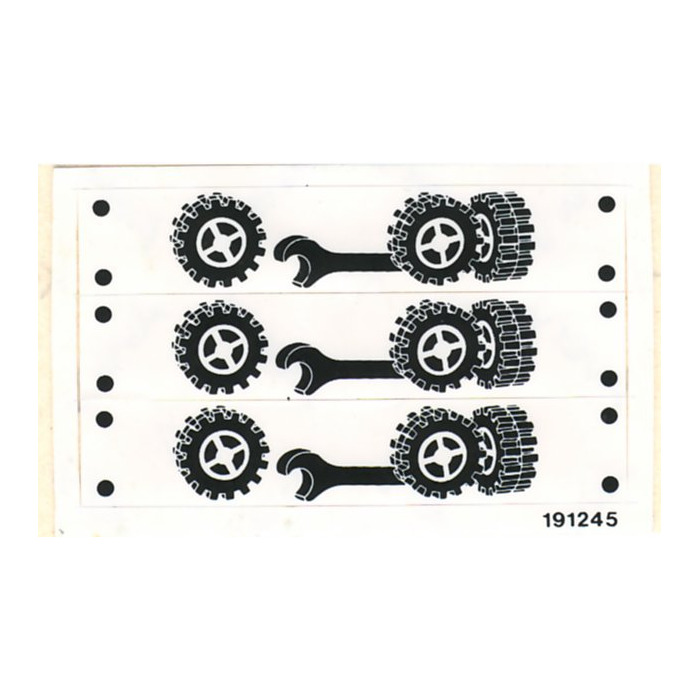LEGO Sticker Sheet for Set 1966
