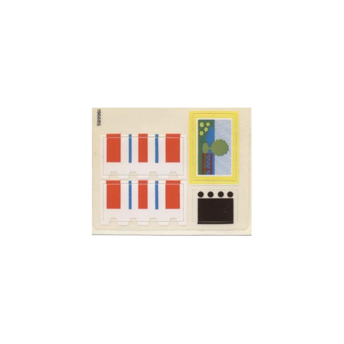LEGO Sticker Sheet for Set 6370