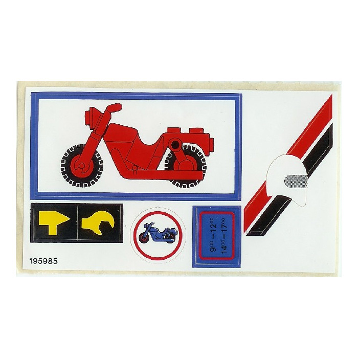 LEGO Sticker Sheet for Set 6373
