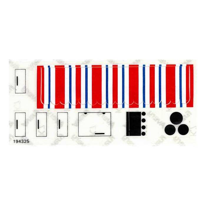 LEGO Sticker Sheet for Set 6374