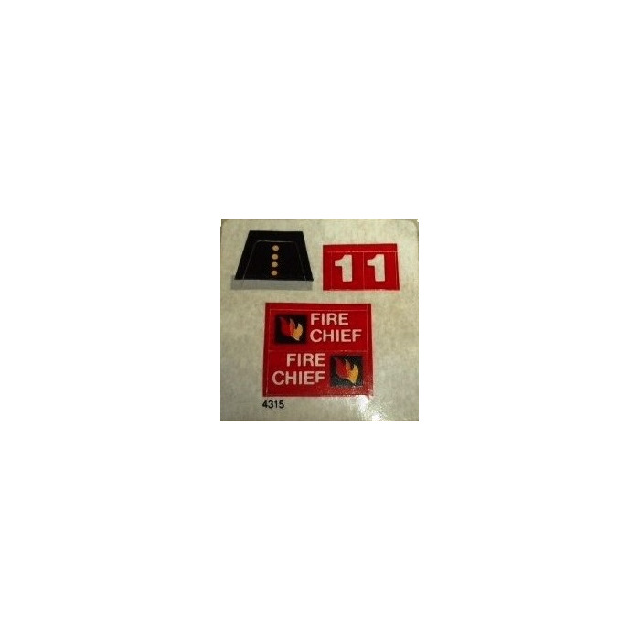 LEGO Sticker Sheet for Set 602-1 / 6602-1