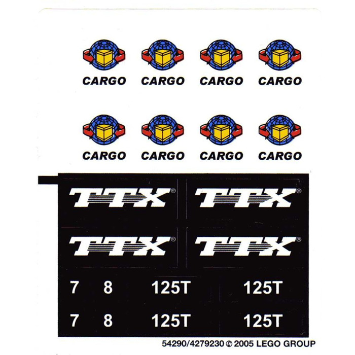 LEGO Sticker Sheet for Set 10170 (54290)
