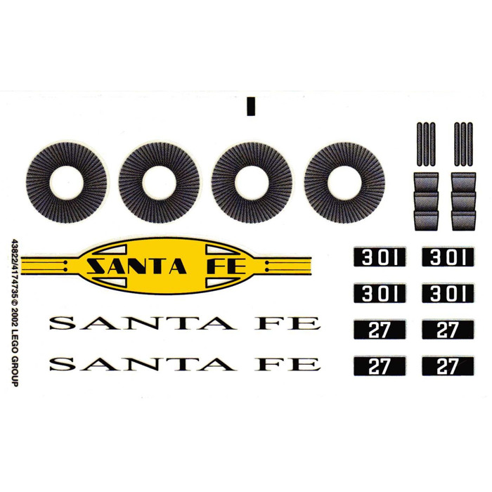 LEGO Sticker Sheet for Set 10020-1 (43822)